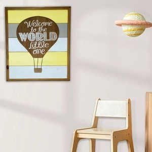 kids room  decor big wooden wall art‎
